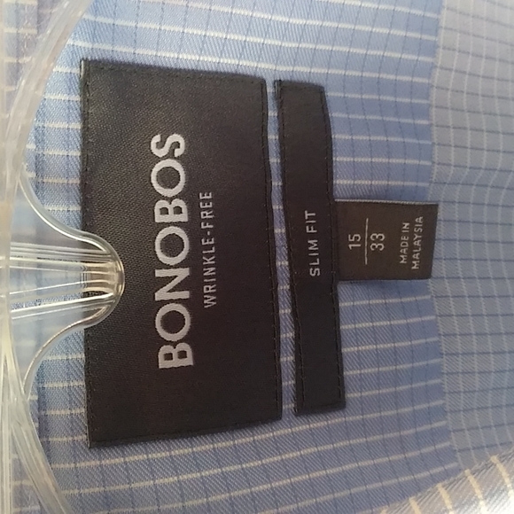 Bonobos button down shirt, blue, slim fit - Picture 2 of 4